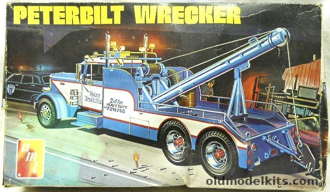 AMT 1/25 Peterbilt Wrecker 359 Wrecker Tow Truck, T522 plastic model kit